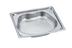 Thumbnail image #1 for Vollrath Super Pan® Super Shapes 1/2 Size Solid Half Kidney Pan, 2.2 Qt, 22 Gauge Stainless Steel