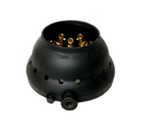 Town Equipment 16-Tip Propane Volcano Burner with Plate for 13-Inch or 16-Inch Chamber