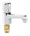 Thumbnail image #1 for Krowne Royal Series Single-Hole Deck Mount Self-Closing Metering Faucet, Polished Chrome, 1.5 GPM
