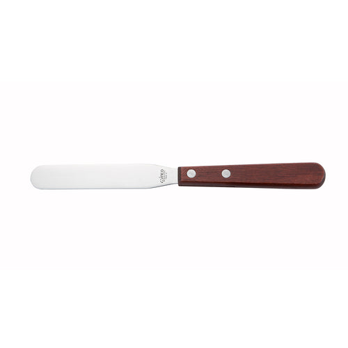 Product image #1 for Winco Wooden-Handle Bakery Spatula with 4-Inch x 3/4-Inch Stainless Steel Satin-Finish Blade