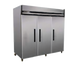 Thumbnail image #1 for Maxx Cold X-Series Three-Section Reach-In Upright Freezer, 72 Cu. Ft., Stainless Steel
