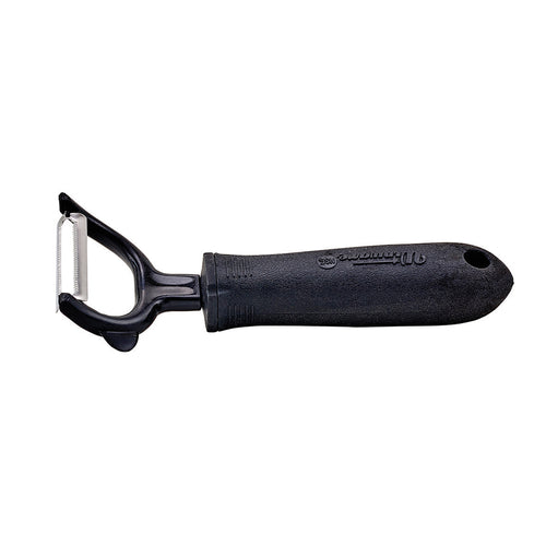 Product image #1 for Winco Serrated Edge Y Peeler with Soft-Grip Handle, 6-1/2 Inch, Black