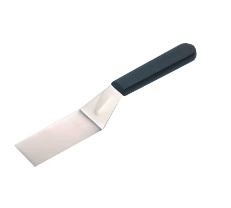 Product image #1 for American Metalcraft Stainless Steel Offset Turner with Black Plastic Handle, 10-Inch Overall Length