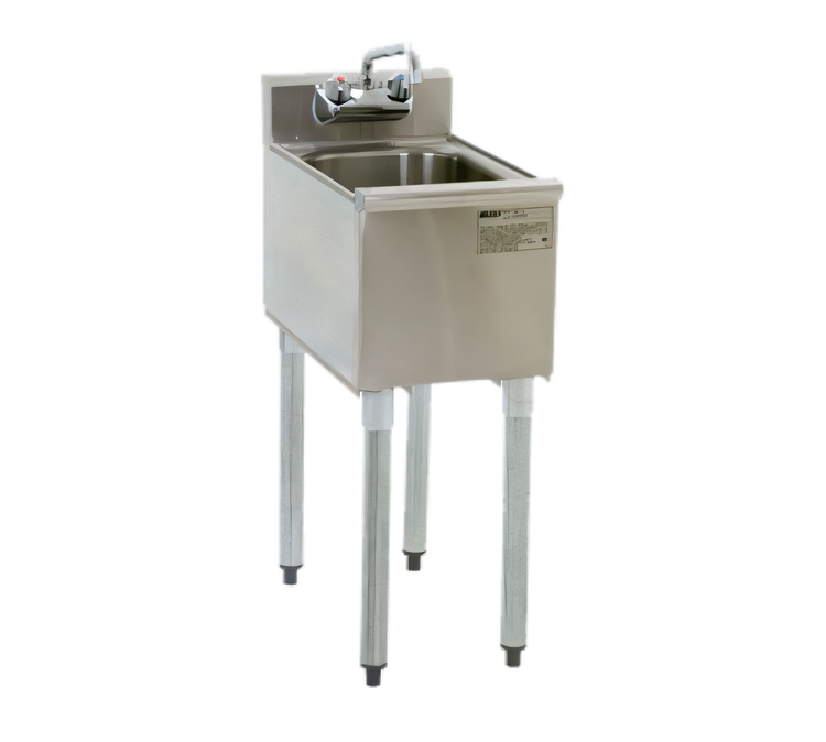 Product image #1 for 1800 Series Freestanding Side-To-Side Modular Add-On Underbar Hand Sink with Faucet and Basket Drain