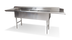 Thumbnail image #1 for Steel Works Stainless 90-Inch Straight Soiled Dishtable with Left Drainboard, 3 Compartments