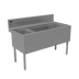 Thumbnail image #1 for Advance Tabco Prestige Supreme 48-Inch Stainless Steel Bar Ice Bin with Left Bottle Storage Rack, No Cold Plate