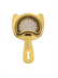 Thumbnail image #1 for Barfly Fine Mesh 2-Prong Spring Bar Strainer, 6 Inch, Gold Plated Stainless Steel