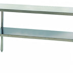 Thumbnail image #1 for Quantum SST-2472U 304 Stainless Steel Work Table with Adjustable Undershelf, 72 x 24 x 34 Inches