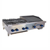 Thumbnail image #1 for Comstock-Castle 48-Inch Countertop Gas Char-Broiler/Hotplate Combination with 4 Star Burners and 24