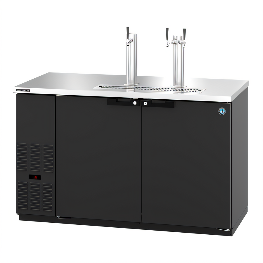 Product image #1 for Hoshizaki Two-Section Direct Draw Draft Beer Cooler with Side-Mount Self-Contained Refrigeration, 59-1/2 Inch, 2 Towers