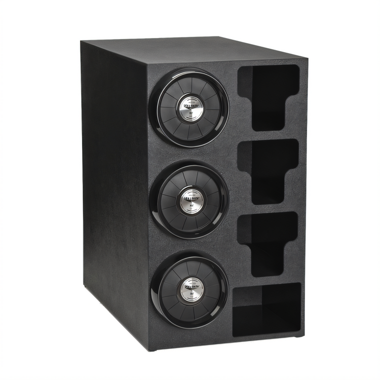 Product image #1 for Cabinet-Style Cup, Lid & Straw Dispenser with Three Cup Dispensers