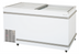 Thumbnail image #1 for Turbo Air TFS-20F-N Top Open Island Chest Freezer with 2 Sliding Glass Lids, 20.29 Cu. Ft., White