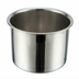 Thumbnail image #1 for Winco 7 Qt Round Stainless Steel Chafer Water Pan for Model 207