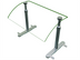 Thumbnail image #1 for Hatco Flav-R-Shield Portable Self-Service Single-Sided Food Shield with Adjustable Rounded Acrylic Panel, 24 x 14 Inches