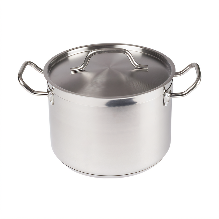 Product image #1 for Premium 8 Qt Induction Ready 18/8 Stainless Steel Stock Pot with Cover