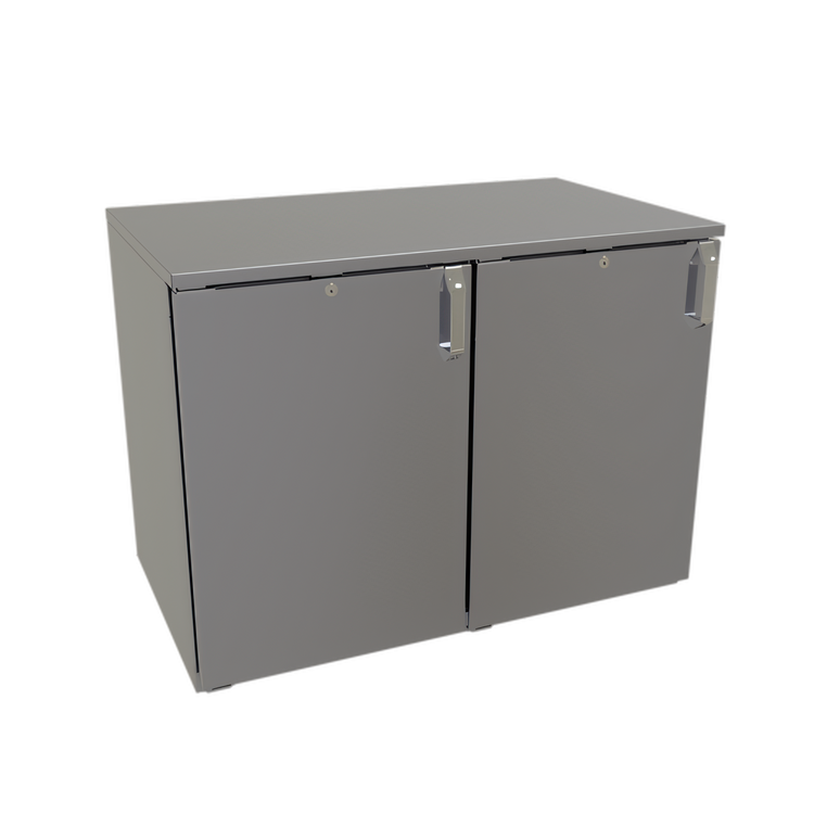Product image #1 for Glastender Low Profile 40-Inch Back Bar Dry Storage Cabinet with 2 Hinged Doors