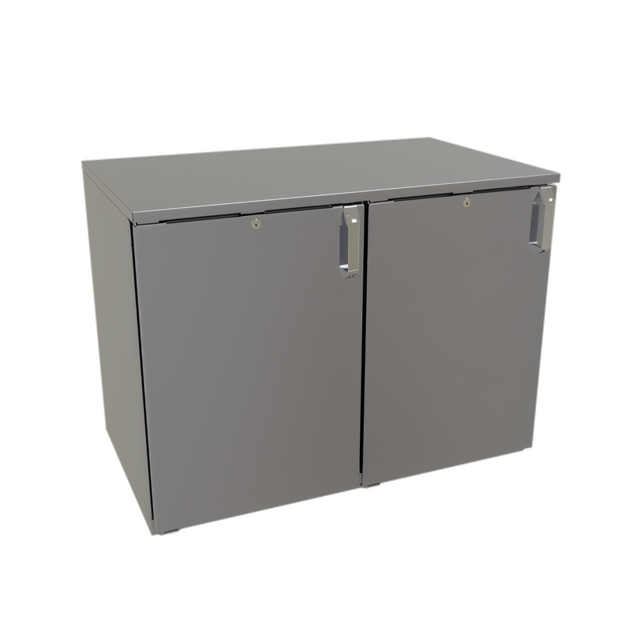 Product image #1 for Glastender Low Profile 40-Inch Back Bar Dry Storage Cabinet with 2 Hinged Doors
