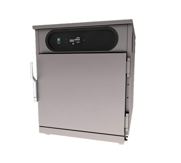 Product image #1 for hotLOGIX HL7-5 Undercounter Heated Holding Cabinet, 1-Compartment, Stainless Steel, Solid Door, 10-Pan Capacity
