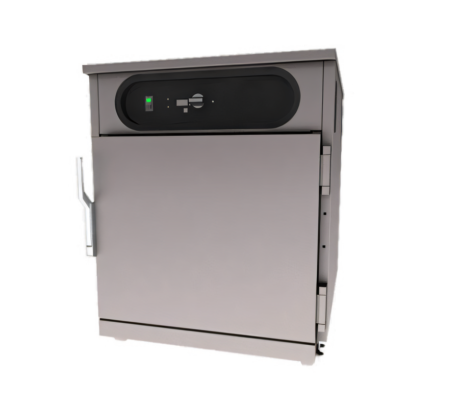 Product image #1 for hotLOGIX HL7-5 Undercounter Heated Holding Cabinet, 1-Compartment, Stainless Steel, Solid Door, 10-Pan Capacity