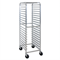 Cres Cor Full-Height Mobile Knock-Down Utility Rack for 20 18 x 26 Inch Pans