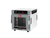 Metro HotBlox Narrow 4-Pan Countertop/Stacking Insulated Holding Cabinet with Digital Touchscreen and Clear Door