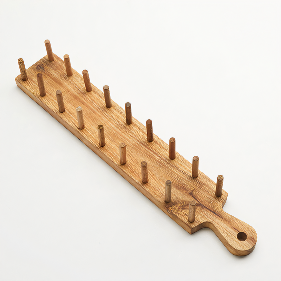 Product image #1 for American Metalcraft 8-Compartment Acacia Wood Taco Holder with Handle