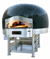 Morello Forni Gas-Fired Round Commercial Pizza Oven, 51-Inch Inside Cooking Diameter, 220V