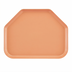 Thumbnail image #1 for Cambro Camtray Trapezoid Fast Food & Cafeteria Tray, 14 x 18 Inches, Dark Peach Fiberglass