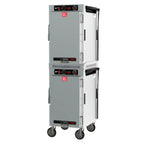 Thumbnail image #1 for Metro HotBlox™ HBCN16-ASPS-M Mobile Dual-Cavity Pass-Thru Insulated Holding Cabinet, 16-Pan, Analog, Solid Doors