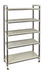 Thumbnail image #1 for Camshelving Elements XTRA High Density Top Rail Stationary Starter Unit, 5-Tier, 18 x 60 x 81 Inches, Speckled Gray