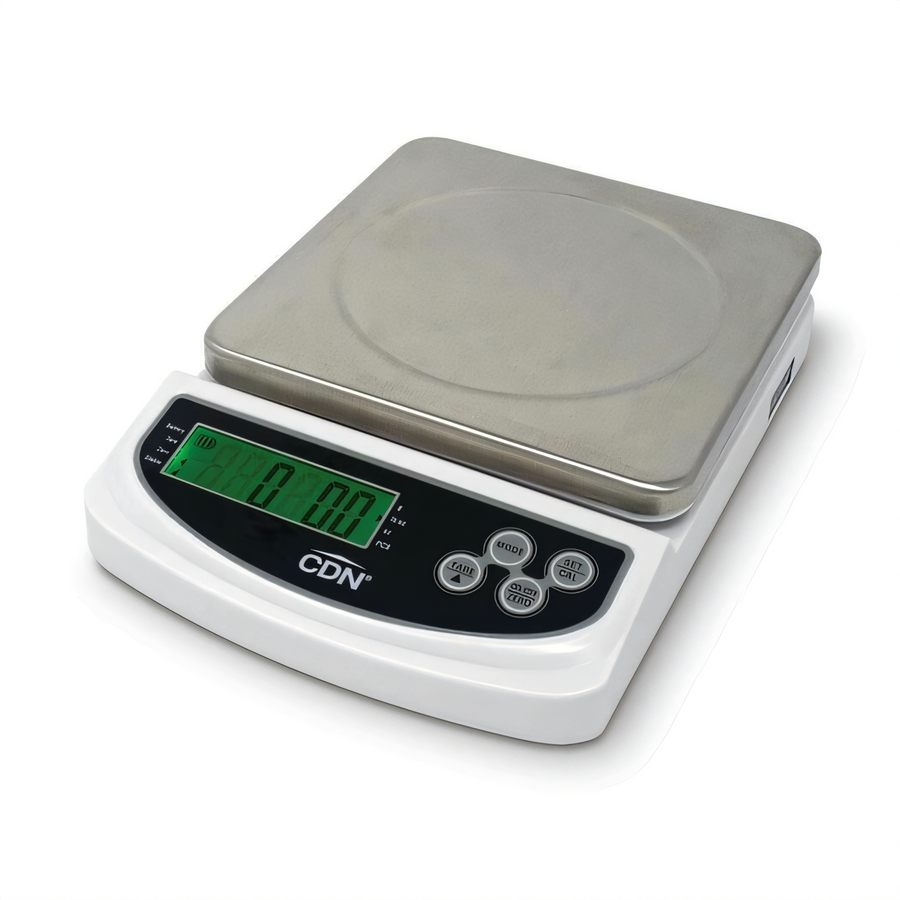 Product image #1 for CDN SD2206 Digital Portion Control Food Scale, 22 lb Capacity, Backlit Display, Stainless Steel Platform