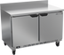Thumbnail image #1 for Beverage Air WTR48AHC 48-Inch Two-Section Solid Door Worktop Refrigerator