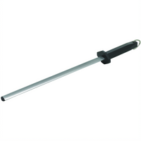 Winco Acero 12-Inch Oval Diamond-Coated Honing Steel