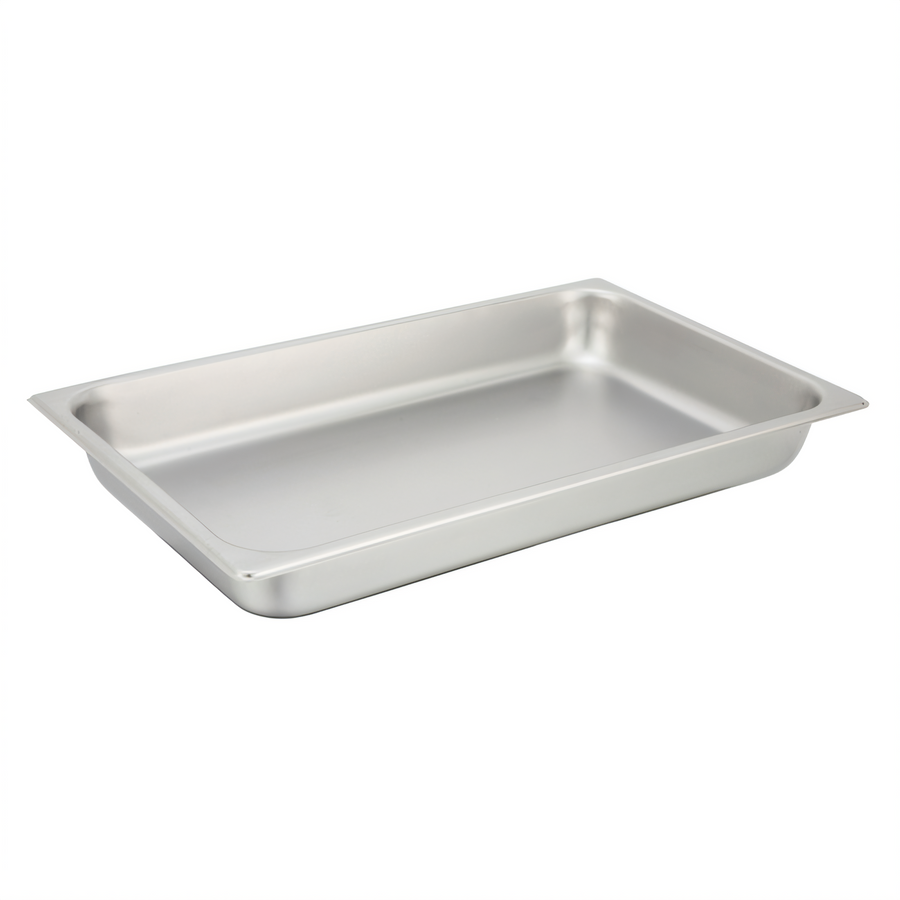 Product image #1 for Winco Full-Size Solid Steam Table Pan, 2-1/2 Inch Deep, 25-Gauge 18/8 Stainless Steel