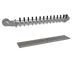 Thumbnail image #1 for Glastender 14-Faucet Wall-Mount Air-Cooled Pipe Wall Draft Dispensing Tower, Stainless Steel
