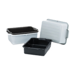 Thumbnail image #1 for Vollrath Signature 52661 1-Compartment Gray High-Density Polyethylene Bus Box, 20 x 15 x 7 Inches Case of 12