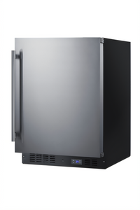 Summit Commercial 24-Inch Frost-Free Undercounter All-Freezer with Stainless Steel Door