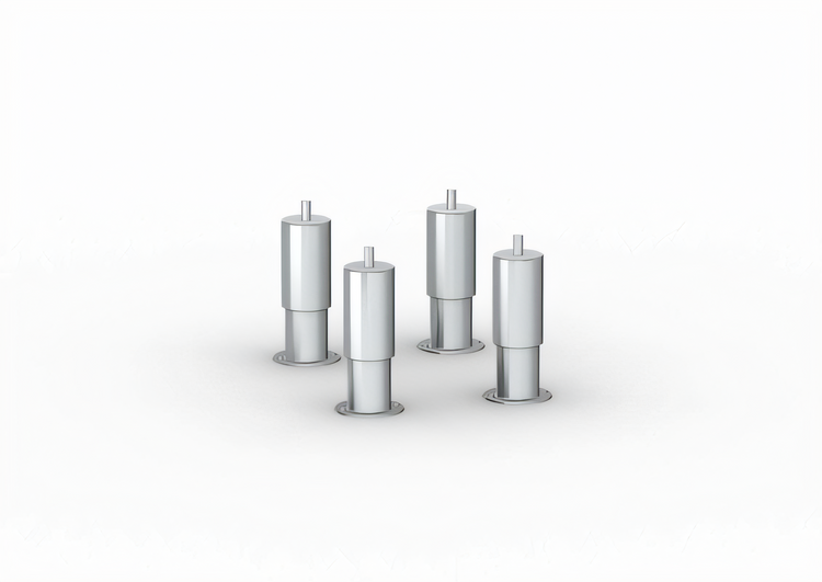 Product image #1 for RATIONAL Flanged Stainless Steel Feet Kit for Size L and XL Units