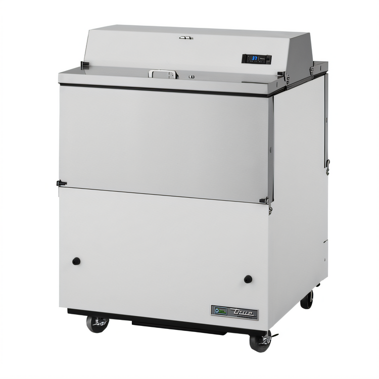 Product image #1 for True Mobile Dual-Sided Forced-Air School Milk Cooler, 8-Crate Capacity
