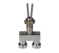 Dual Tap Beer Faucet Shank, 2 Inch x 3/16 Inch ID