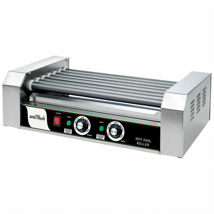 Product image #1 for Spectrum RollsRight Countertop 7-Roller Hot Dog Roller Grill, 18 Hot Dog Capacity