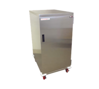 Carter-Hoffmann Economy Enclosed Mobile Patient Tray Cart, Single Door, 12-Tray Capacity