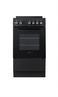 Summit Appliance 20-Inch Black Smooth-Top Electric Convection Range with 1.87 Cu. Ft. Oven