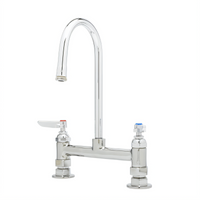 Commercial Deck-Mount Low-Lead Faucet with 8