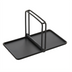 Thumbnail image #1 for American Metalcraft Black Weighted Napkin Holder, 9-Inch Long
