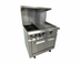 Thumbnail image #1 for IKON Cooking 36-Inch Natural Gas Combination Range with 2 Burners, 24-Inch Griddle, and Standard Oven