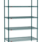 Thumbnail image #1 for Metro Super Erecta SE-2424K3-74-S5 Stationary Starter Wire Shelving Unit, 24"W x 24"D x 74"H, 800 lb. capacity per shelf, 2000 lb. capacity per unit