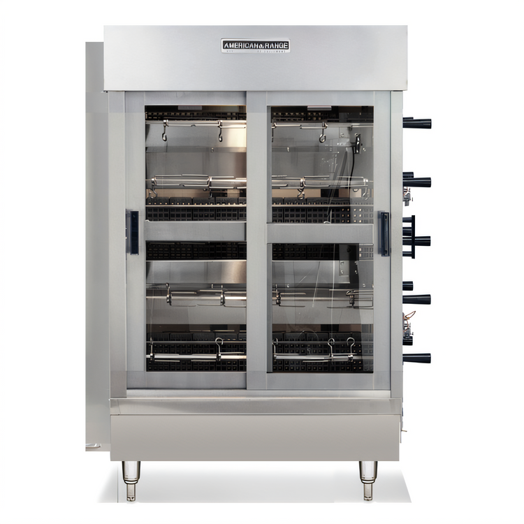 Product image #1 for American Range ACB-4 4-Spit Vertical Gas Chicken Rotisserie Oven