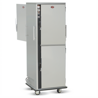 FWE UHS-12P Mobile Pass-Thru Humidified Heated Holding Transport Cabinet with 12 Universal Tray Slides