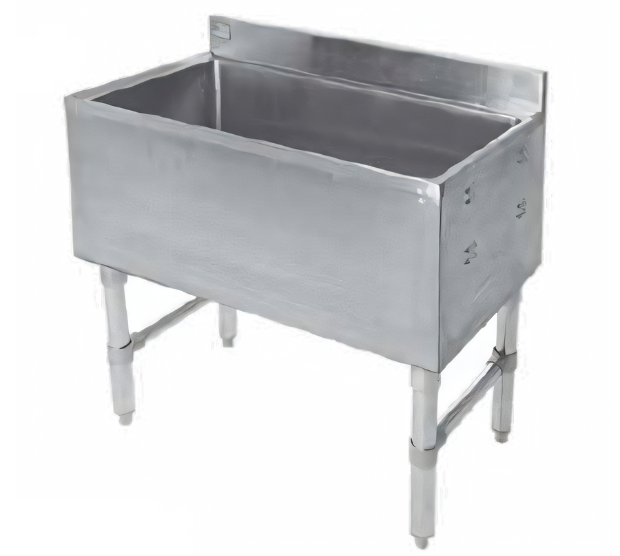 Product image #1 for 24-Inch Stainless Steel Underbar Ice Chest with 80 lb. Ice Capacity